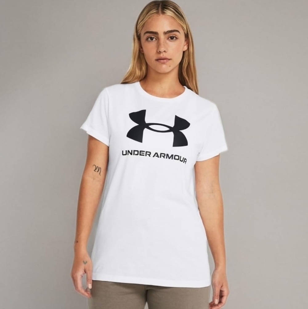 Under Armour Women's Live Sportstyle Graphic Short Sleeve Crew T Shirt Xlarge
